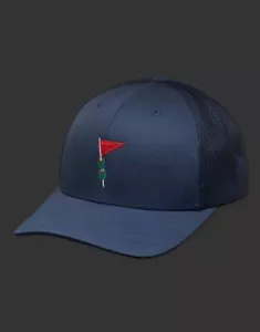 NEW Parteeni Scotty Cameron Swizzlepin Retro Trucker Hat Mesh Snapback Navy FTUO - Picture 1 of 5