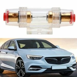 100Amp AGU Fuse Holder Gold Plated Car Audio 4/8 Gauge Wire AGU Fuse 30-100A - Picture 1 of 18