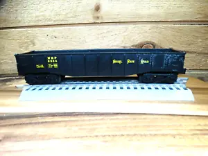 Lionel O/O27 Gauge Nickel Plate Road 6254 Black Gondola & Operating Couplers - Picture 1 of 7