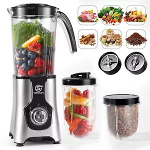 Superlex 5 in 1 Standmixer Smoothie Maker Blender Milchshaker Mixer Ice Crusher - Bild 1 von 12