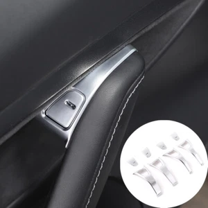 Interruptor de cierre de puerta de automóvil para Tesla Model 3 2017-2020 marco ABS cubierta plateada - Imagen 1 de 12