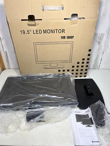 Vitek VLM-TLM191 19.5" LED Security Monitor 1080P HDMI VGA BNC VESA Mount - Open - Picture 1 of 16