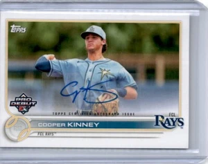 2022 Topps Pro Debut Cooper Kinney Auto Card FCL Rays - Bild 1 von 2