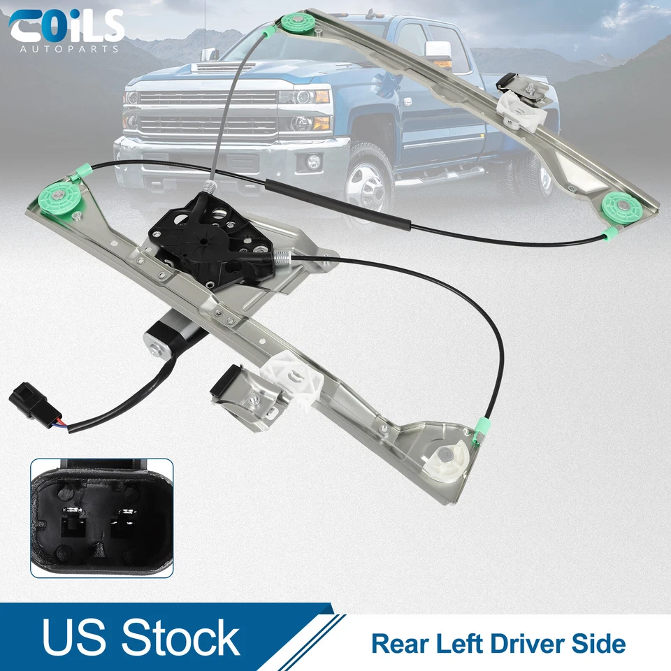 Regulador de ventana eléctrica para Buick Rendezvous 2002-2007 trasero izquierdo con motor Foto 1 de 4