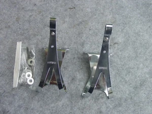 1 Paar MKS Stahl Pedalhaken 5 Größen XS S M L XL - Bild 1 von 2
