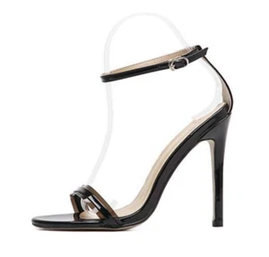 Women Girl Summer Sandals High Heels Shoes Buckle Open Toe 35-45 Party Stilettos - Picture 1 of 9