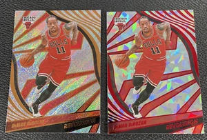 DeMar DeRozan 2 card lot, Revolution, Base Red Cracked, Chicago Bulls A93 - Picture 1 of 2