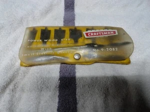 Craftsman Power Wood Bits No.9-2082 For Boring Holes With Electric Drills - Picture 1 of 3