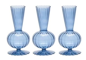KIM SEYBERT Tess Bud Vase Cadet, set of 3 new in box - Picture 1 of 2