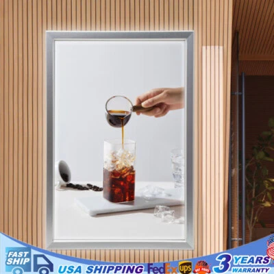 NEW LED Backlit Movie Poster Art Picture Frame Light Box Advertising Display - Image 1 of 4