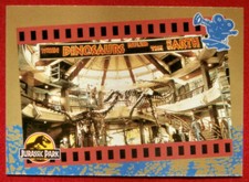 JURASSIC PARK - Card #73 - Elaborate Set Design - TOPPS 1993
