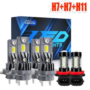 Faros antiniebla LED bombillas altas bajas para Audi A3 A4 A5 A6 Q5 2009-2014 10000K - Imagen 1 de 21