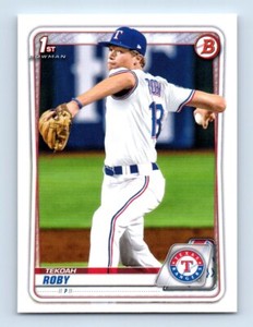 2020 Bowman Draft Tekoah Roby Texas Rangers #BD-76