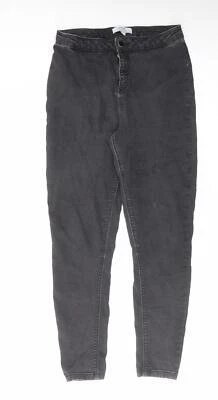 Dorothy Perkins Womens Black Cotton Blend Skinny Jeans Size 14 L28 - Image 1 of 4