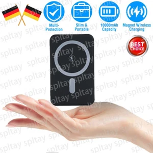 Mag-safe Power Bank 10000mAh für iPhone 12 13 14 15 Pro max plus Samsung S22 S23 - Zdjęcie 1 z 22