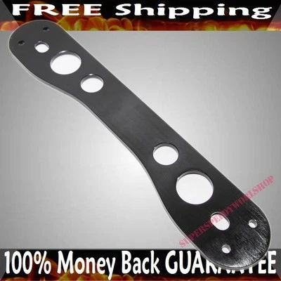 Barra de amarre trasera NEGRO soporte para subchasis 06-11 Honda Civic FD FG FA Foto 1 de 4