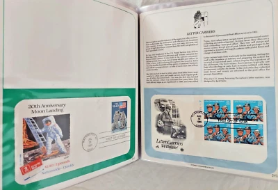 US Stamps Collection 1st Day Covers FDC, 1987-1990, Olympics, Lighthouses States - Image 1 of 4