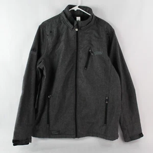 Point Zero Collection Outdoor Weather Protection Gray Full-Zip Coat Men's XL - Picture 1 of 5
