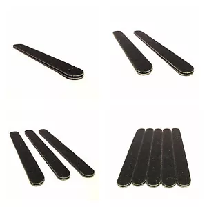 80/80 Grit Nail Files for Acrylic Nails Black and White Various Quantities!! - Picture 1 of 6