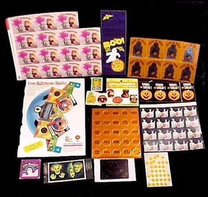 Halloween Stickers Masks Door Hangers Cut-Outs Card 243 Pcs Crafter ScrapBooking - Picture 1 of 15