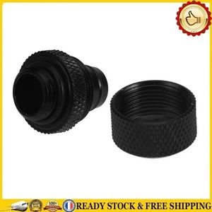 G1/4 External Thread for 9.5X12.7mm Soft Tube Computer Water Cooling Black - Afbeelding 1 van 6