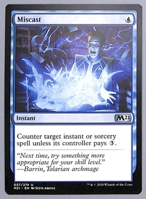 Miscast - 57 - Core Set 2021 (M21) MTG - Image 1 of 2