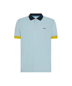 SUN68 Polo Uomo A35116 PE 2025 cotone regular stile 3 color way 05 AZZURRO - Bild 1 von 2