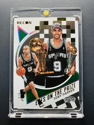 Panini Recon Tony Parker Eyes on the Prize Championship 2020-21 verde/5 SSP Foto 1 de 2
