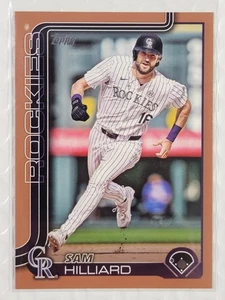 2025 Topps Series Two Sam Hillard /2025 Gold #627 Colorado Rockies - Picture 1 of 2