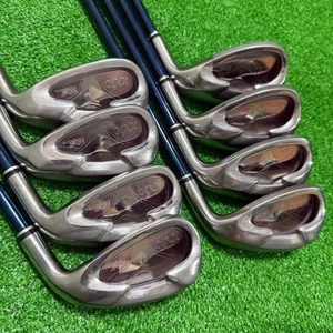 Ladies XXIO Iron Set 5-9 Pw Aw Sw 8pc RH MP500L Graphite Women Golf Club Dunlop - Picture 1 of 12