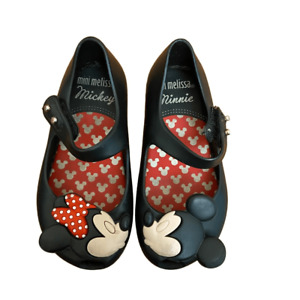 Mini Melissa x Disney Mickey Mouse & Minnie Mouse Mary Jane Toddler Size 7