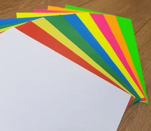 Coloured A4 Printer Labels | Blank Sheets | Round Circle Labels on A4 Sheets - Picture 1 of 10