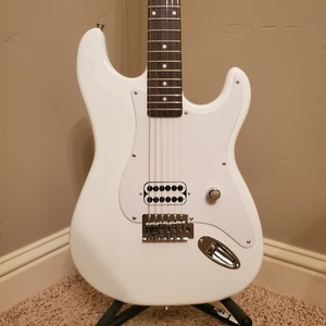 Las mejores ofertas en Guitarras eléctricas sólido blanco sin marca | eBay