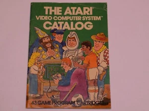 The Atari Video Computer System Catalog 43 Game Program Cartridges 1981 Brochure - Picture 1 of 5