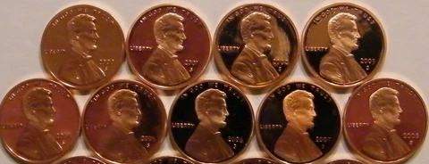 2000-2008 S Lincoln Memorial Cent Gem Deep Cameo Proof Run 9 Coin Set US Mint Cover