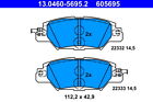Brake Pad Set, Disc Brake Ate 13.0460-5695.2 Rear Axle For Mazda