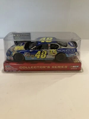 RACING CHAMPIONS 1/24 2003 JIMMIE JOHNSON #48 LOWES DIECAST SpongeBob, Autograph - Image 1 of 4