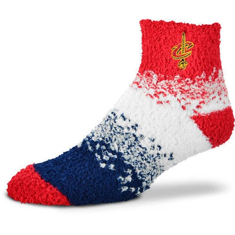 Cleveland Cavaliers NBA For Bare Feet Women's Marquee Fuzzy Sleep Soft Socks Cover