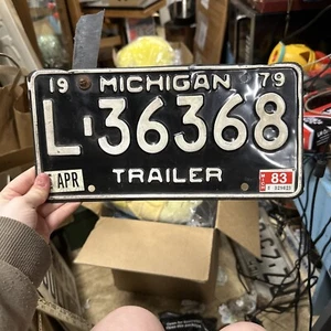 1979 Michigan Trailer License Plate L-36368 - Picture 1 of 21
