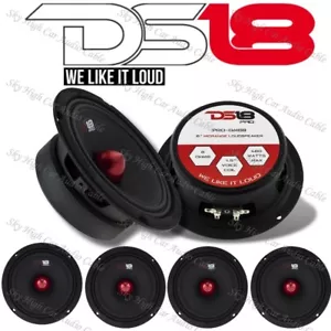 4) DS18 PRO GM6B 6,5" Midrange-Lautsprecher 1920w max 8ohm Pro Audio (4er-Set) - Bild 1 von 7