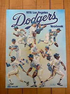 1978 Los Angeles Dodgers Yearbook - Rare & Vintage !