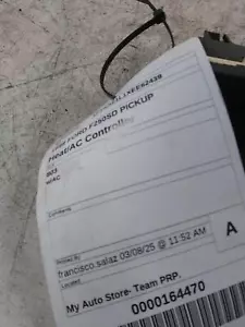Used A/C Selector Switch fits: 1999 Ford f250sd pickup w/AC Grade C - Picture 1 of 4