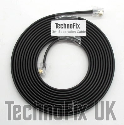 TECHNOFIX UK Cavo di separazione (3m) per testa remota Kenwood TS-480HX TS-480SAT TS-480