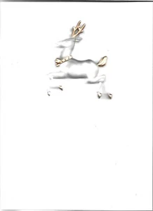 CHRISTMAS RAINDEER NICE OLD STOCK OVER 20 YEARS OLD    15 PIECES - Picture 1 of 2