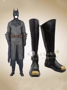 Cosplay The Batman Nightwing Robin Boots Shoes Superhero Wayne Boots Props PU - Picture 1 of 4