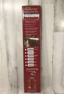 The Original MantleClip Stocking Holder Rod Oil-Rubbed Bronze Extends Up To 54” - Picture 1 of 10