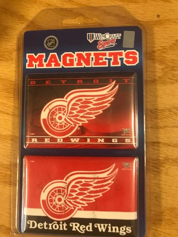 Wincraft Sports Magnets - Detriot Red Wings - NHL Cover