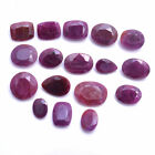 17 Pcs Natural Ruby Untreated Faceted Cut Top Quality 8Mm-13Mm Loose Gemstones