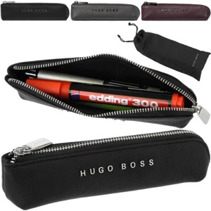 Hugo Boss Pencil Case Small Slim Pen Case Fountain Pen Ballpoint Pen Case - Picture 1 of 20