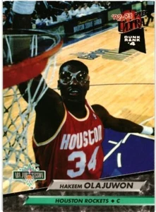 1992-93 Fleer Ultra - #204 Hakeem Olajuwon - Houston Rockets - HOF - Bild 1 von 2